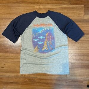 Daylight Again Tour 1982 Crosby Stills & Nash Baseball Style Large Shirt